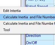 Pump Inertia and File Number